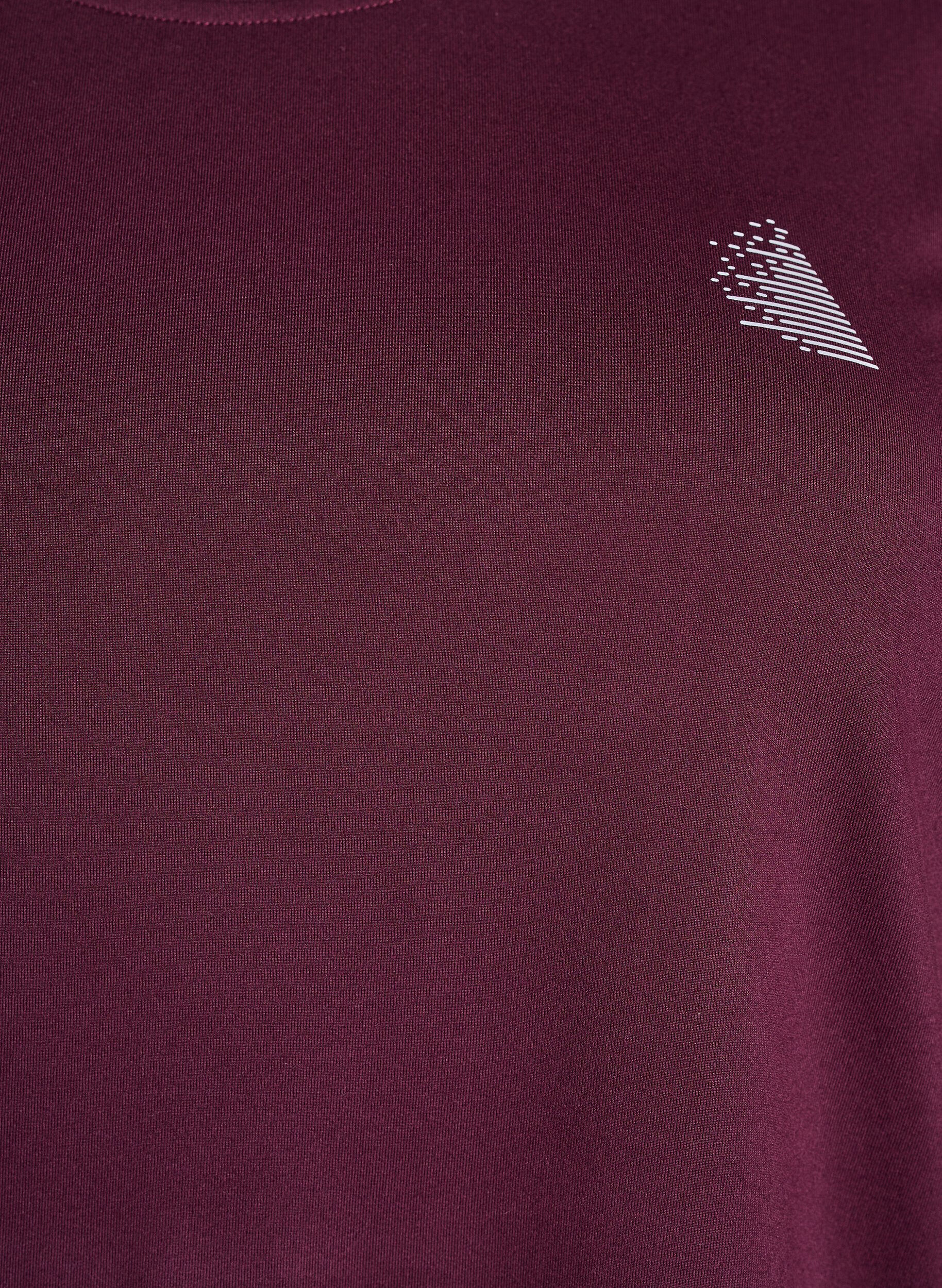 ZizziHaut de sport &agrave; manches 3/4, Bordeaux, Packshot image number 2