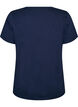 T-shirt met knoopdetail, Blauw, Packshot image number 1