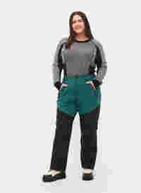 Pantalon de ski avec poches, Mallard Green Comb, Model