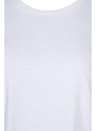 Lot de 2 T-shirt basiques en coton, Black/B White, Packshot image number 3