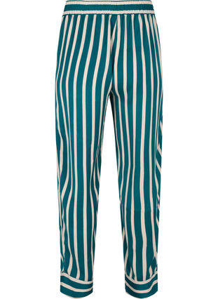 Pantalon ample à rayures, Green Stripe, Packshot image number 1