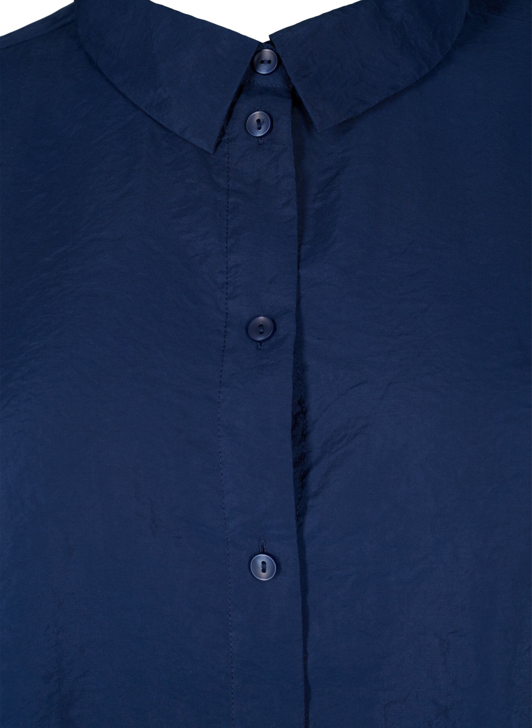 ZizziShirt met lange mouwen van Tencel &trade; Modal, Navy Blazer, Packshot image number 2