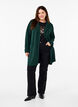 Blazer long avec des poches, Vert fonc&eacute;, Model image number 1