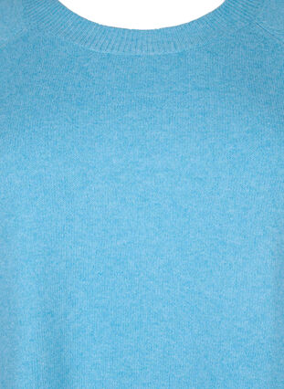 Pull en tricot avec des boutons, River Blue WhiteMel., Packshot image number 2