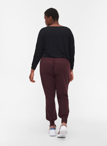 Pantalon ample avec poches, Decadent Chocolate, Model image number 1