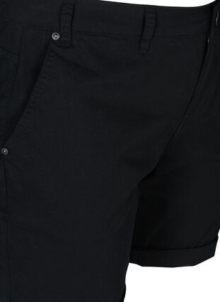 Short coupe classique avec poches, Black, Packshot image number 2