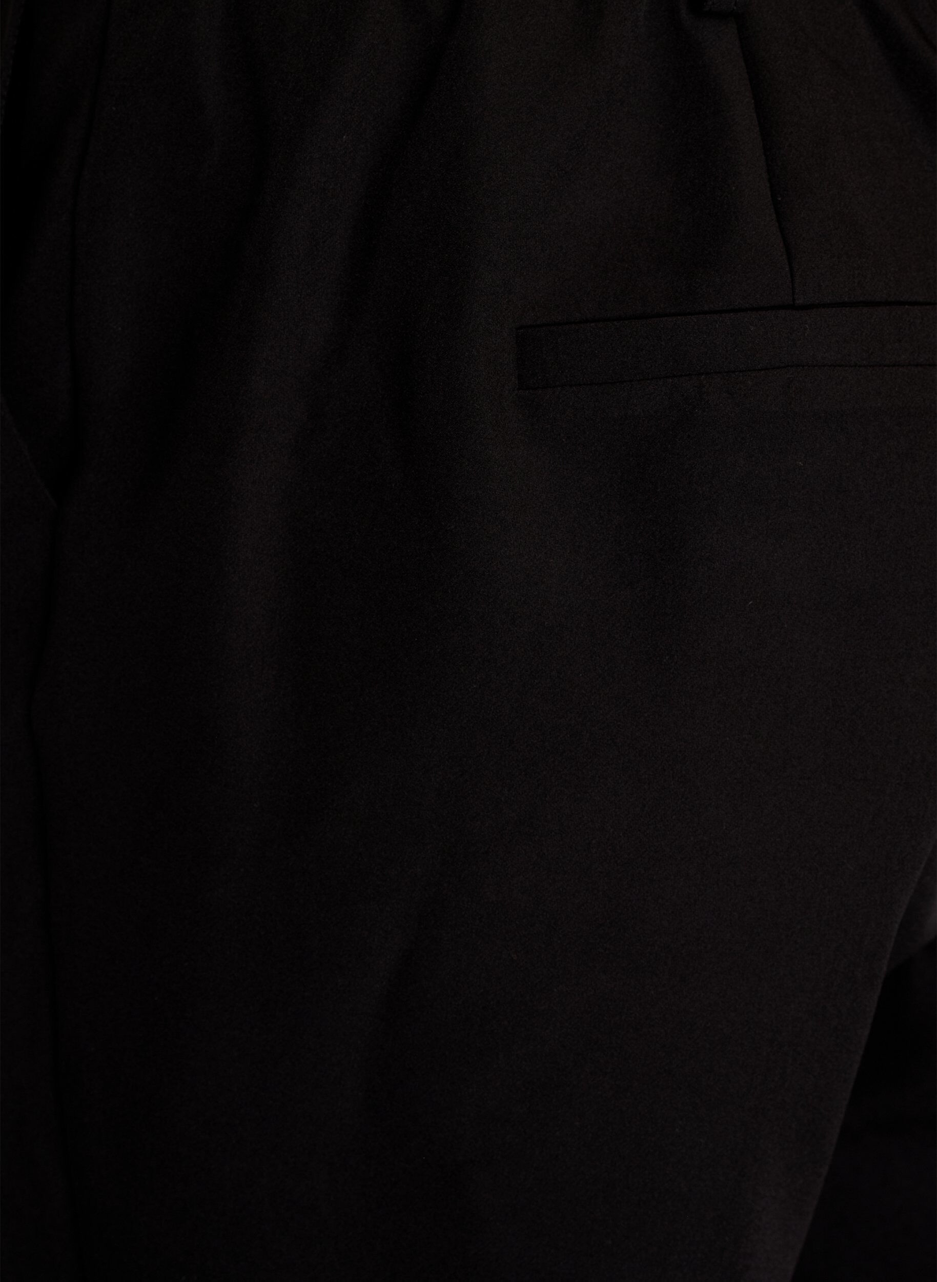 ZizziPantalon avec poches et jambes droites, Noir, Packshot image number 2