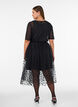 Jupe midi en tulle avec des c&oelig;urs, Noir, Model image number 2
