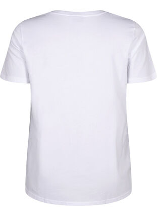 T-shirt en coton avec imprimé texte, B. White w. Paris, Packshot image number 1