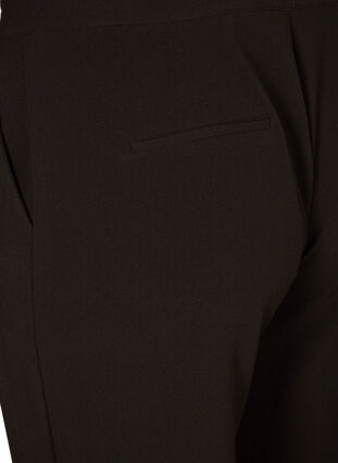 Klassieke broek met wijde pijpen, Black, Packshot image number 3