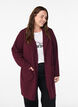Blazer long avec des poches, Bordeaux, Model image number 0