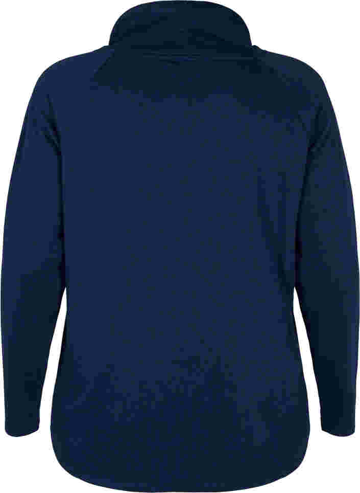 Sweatshirt met hoge kraag, Navy Blazer, Packshot image number 1