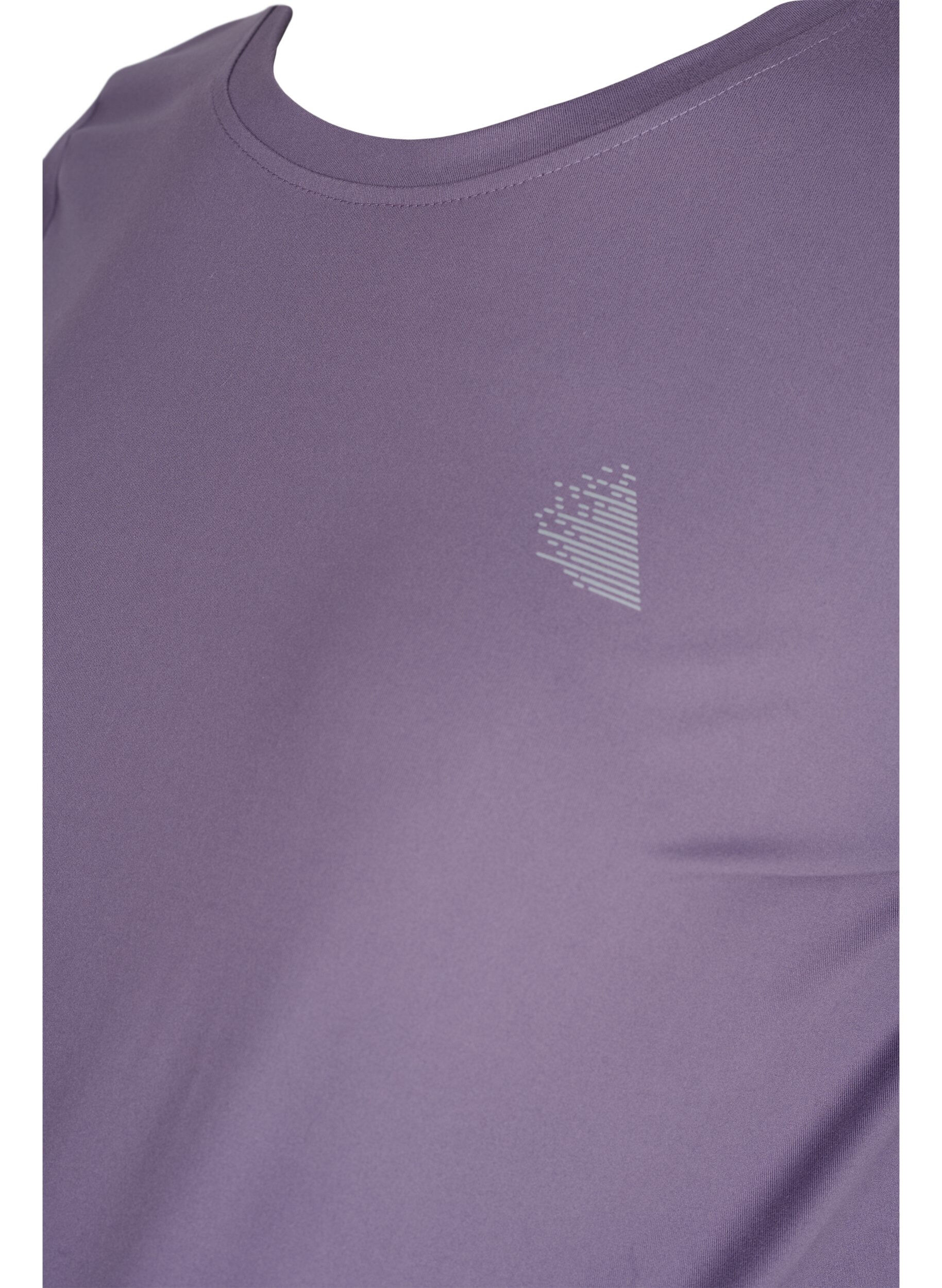 ZizziZwangerschap sport t-shirt, Purple Sage, Packshot image number 2