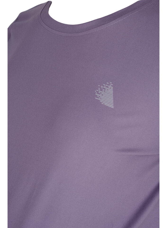Zwangerschap sport t-shirt, Purple Sage, Packshot image number 2