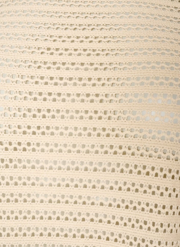 Strandjurk met oogje-borduurwerk en lange mouwen, Beige, Packshot