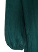 Jurk met een ballonvorm en structuur, Groen, Packshot image number 3