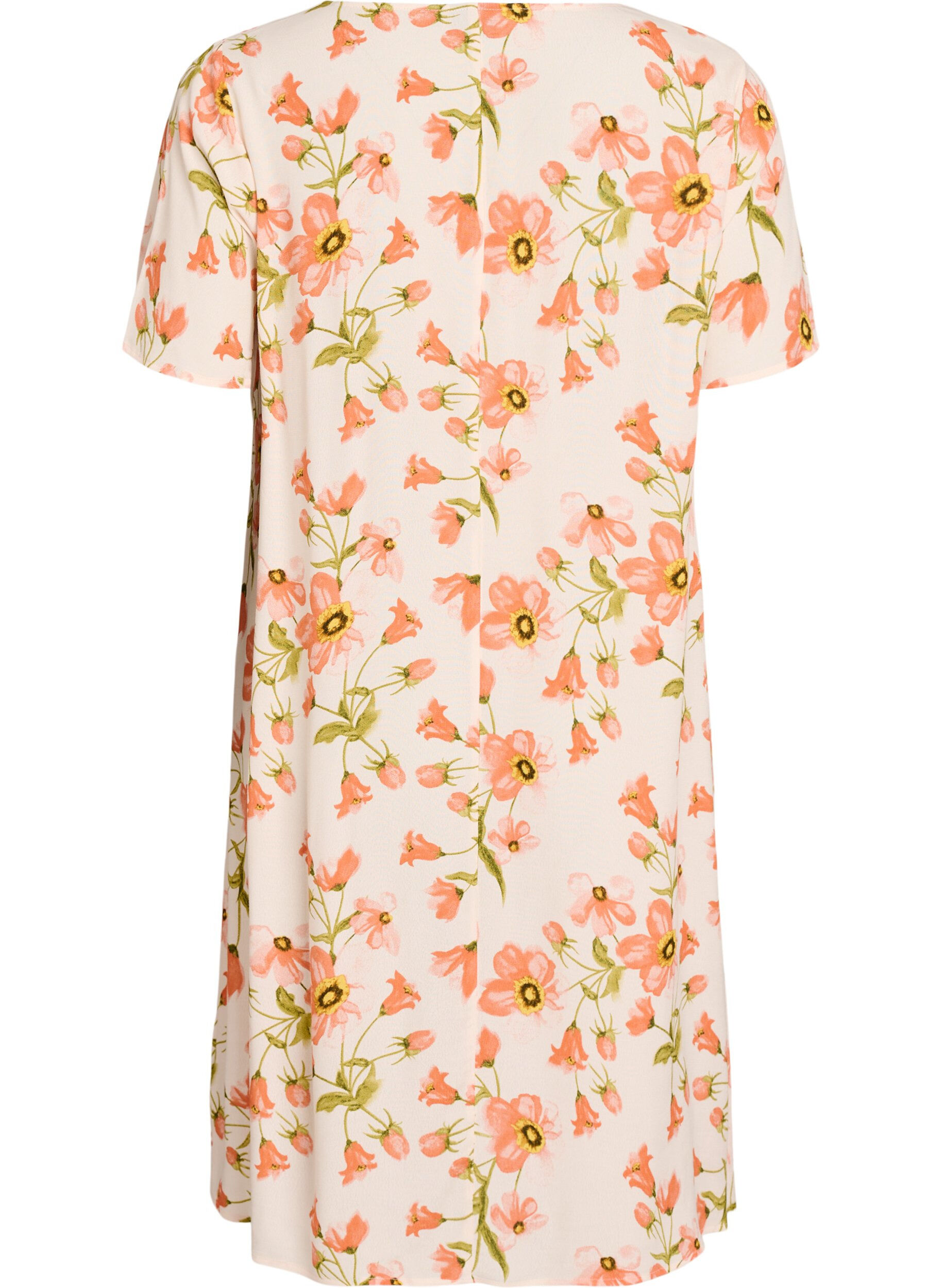 Zizzi Robe &eacute;vas&eacute;e en viscose, Rose, Packshot image number 1