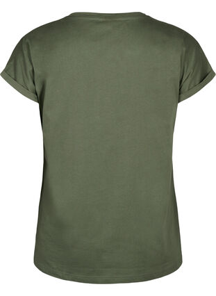 T-shirt en coton biologique avec imprimé doré, Thyme W. Free, Packshot image number 1