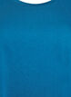 T-shirt met korte mouwen van katoenmix, Blauw, Packshot image number 2
