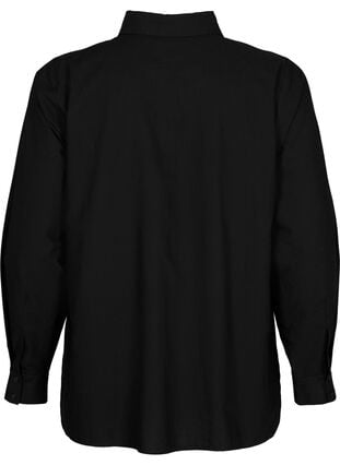 Chemise en coton avec broderie anglaise, Black, Packshot image number 1