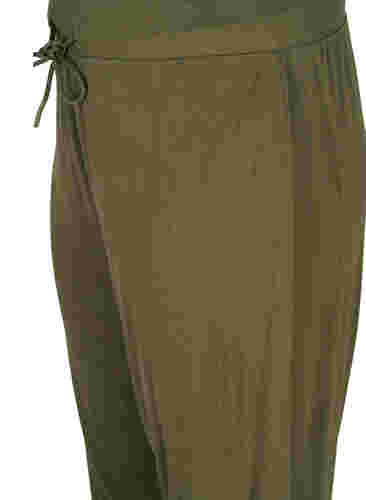 Pantalon-culotte ample en qualité côtelée, Ivy Green, Packshot image number 2