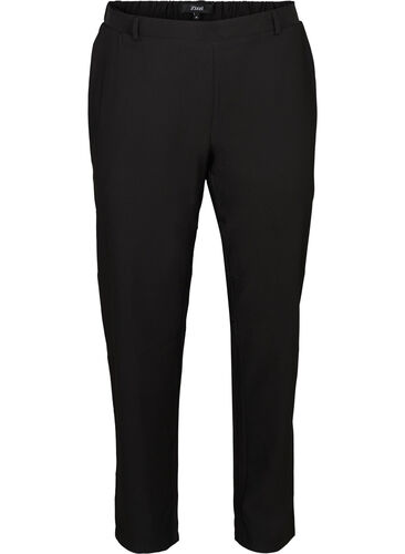 Pantalon extensible classique, Black, Packshot image number 0