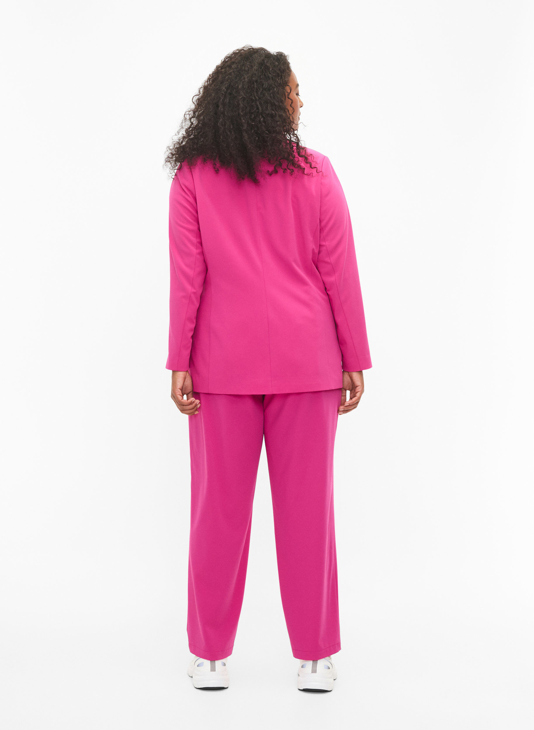 ZizziKlassieke broek met zakken, Festival Fuchsia, Model image number 1