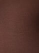 Haut basic uni en coton, Marron, Packshot image number 2