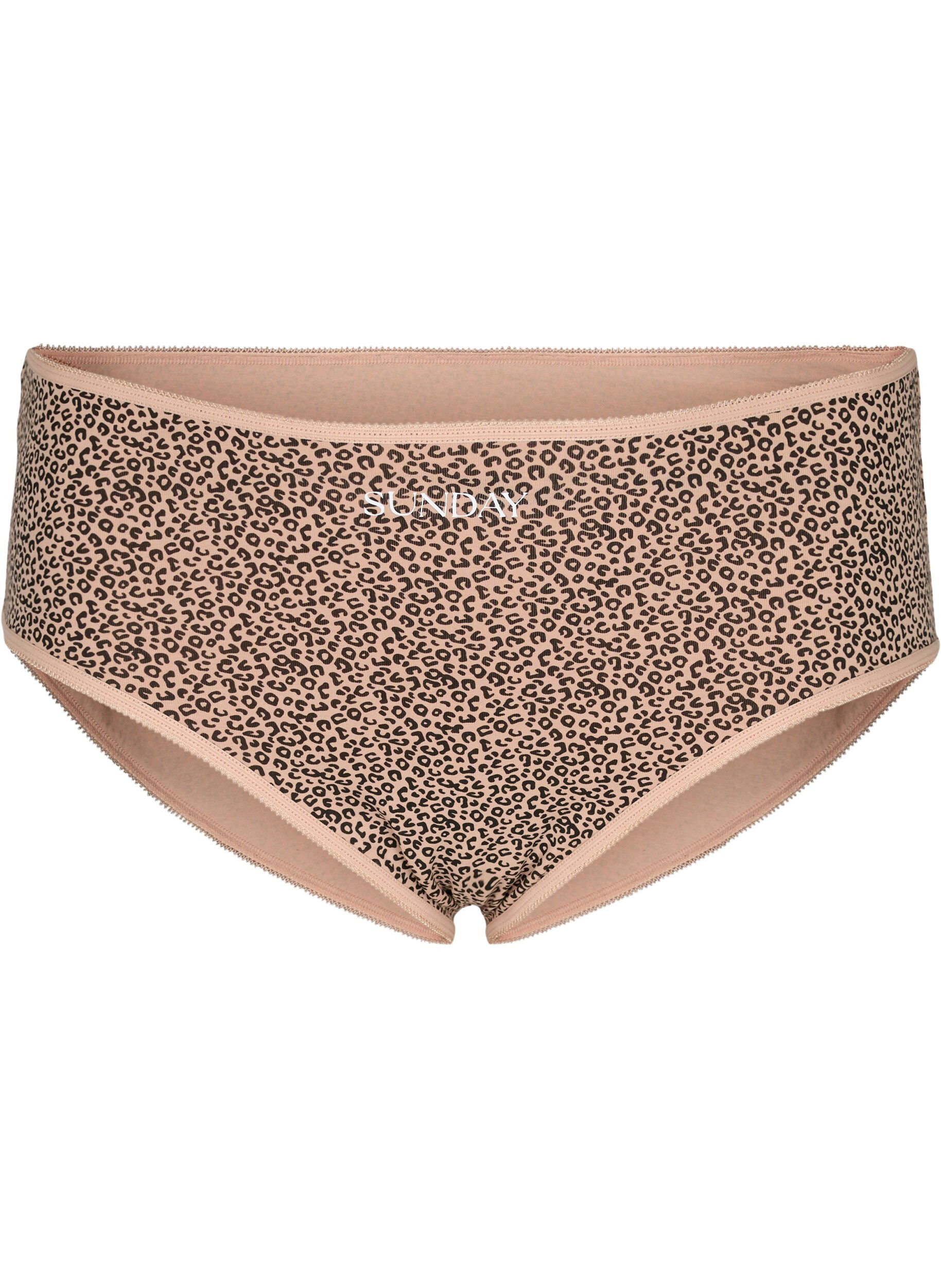 Zizzi Lot de 7 culottes hipster &agrave; taille normale, Blue Multi Pack , Packshot image number 2