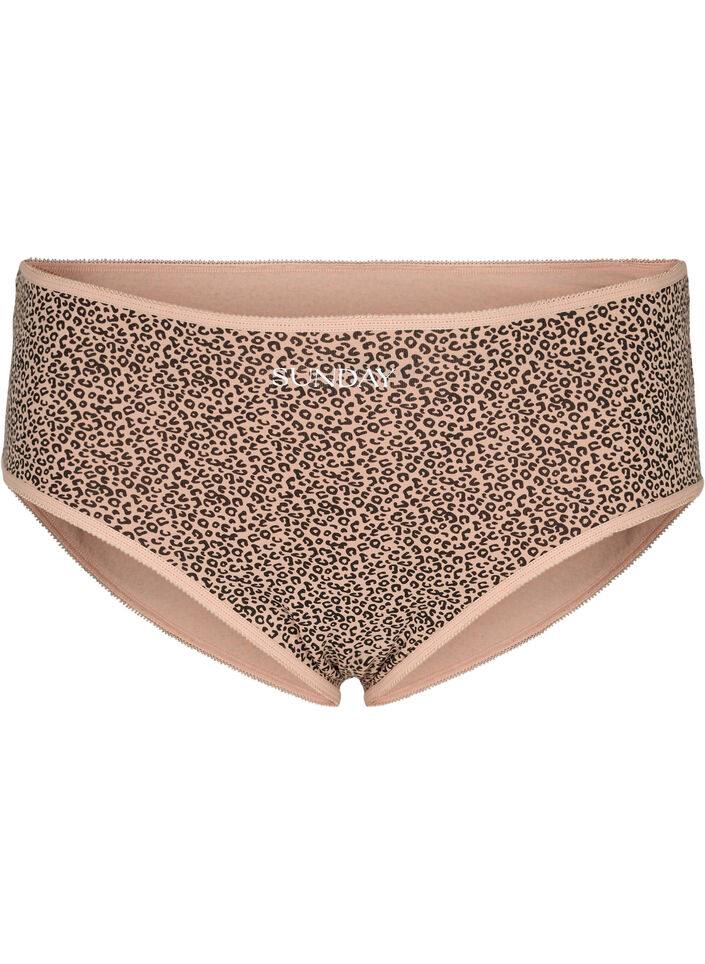 Lot de 7 culottes hipster &agrave; taille normale, Blue Multi Pack , Packshot image number 2