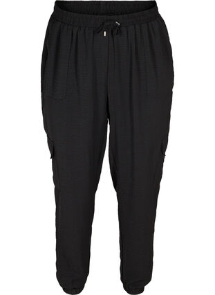 Pantalon ample avec de grandes poches, Black, Packshot image number 0