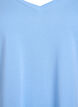 T-shirt &agrave; manches courtes avec col en V, Bleu Clair, Packshot image number 2