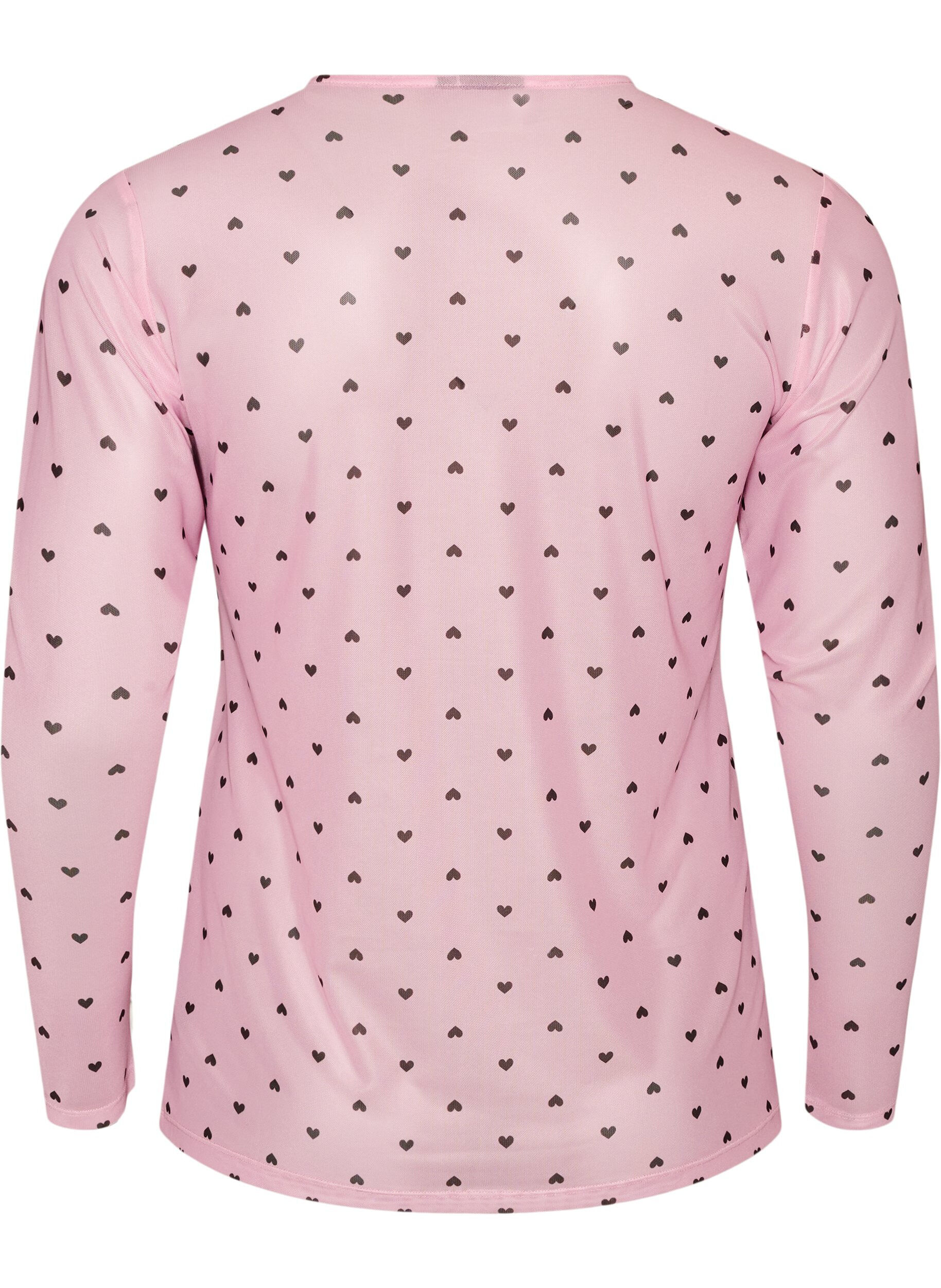 ZizziBlouse en maille avec imprim&eacute;, Rose, Packshot image number 1