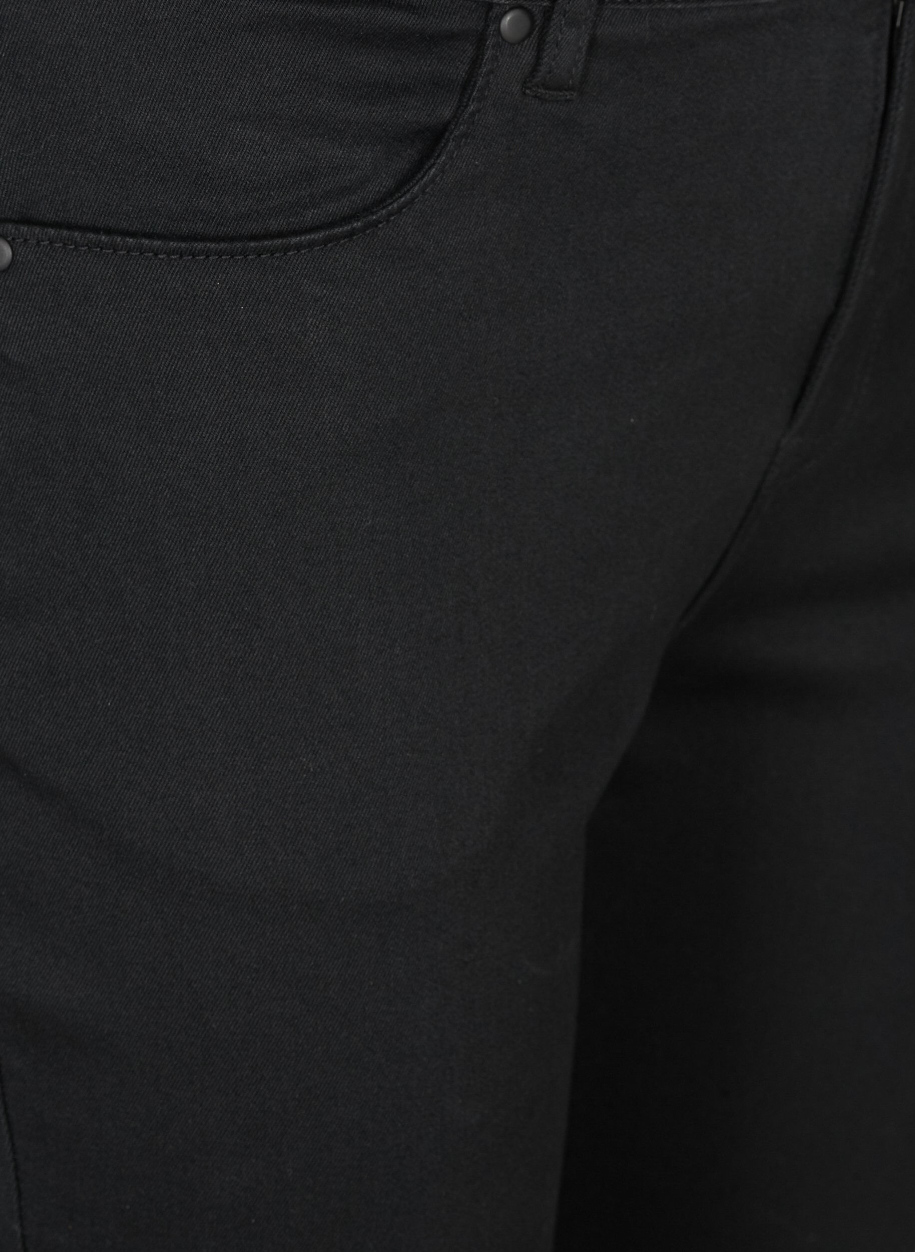 ZizziJean capri Amy &agrave; taille haute et coupe super slim, Noir, Packshot image number 2