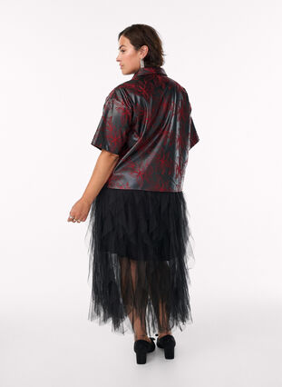 Chemise noire Stevie Ray Vaughan signature cadeau pour fans Chemise noire Stevie Ray Vaughan signature cadeau pour fans