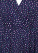 Robe portefeuille fleurie à manches 3/4, Evening Blue Ditsy, Packshot image number 2