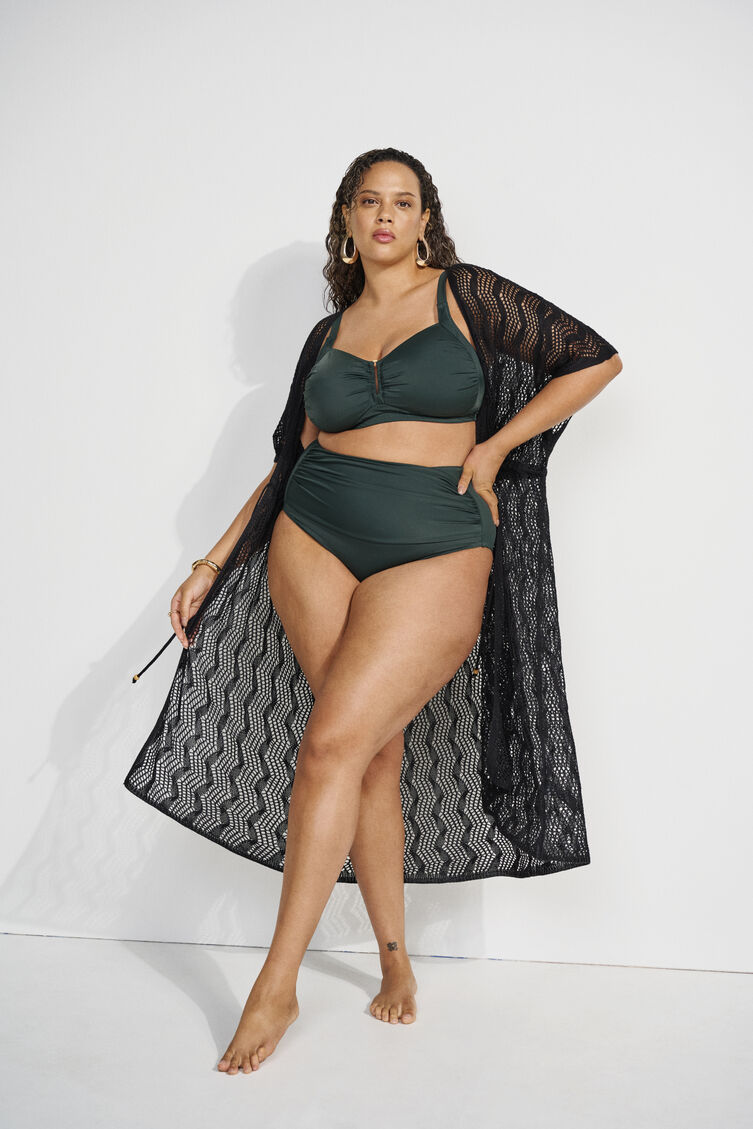 Bikinilook met kimono, , Model