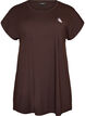 Lang trainings-T-shirt, Bruin, Packshot image number 0
