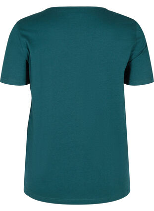 T-shirt met korte mouwen, v-hals en mesh, Ponderosa Pine, Packshot image number 1