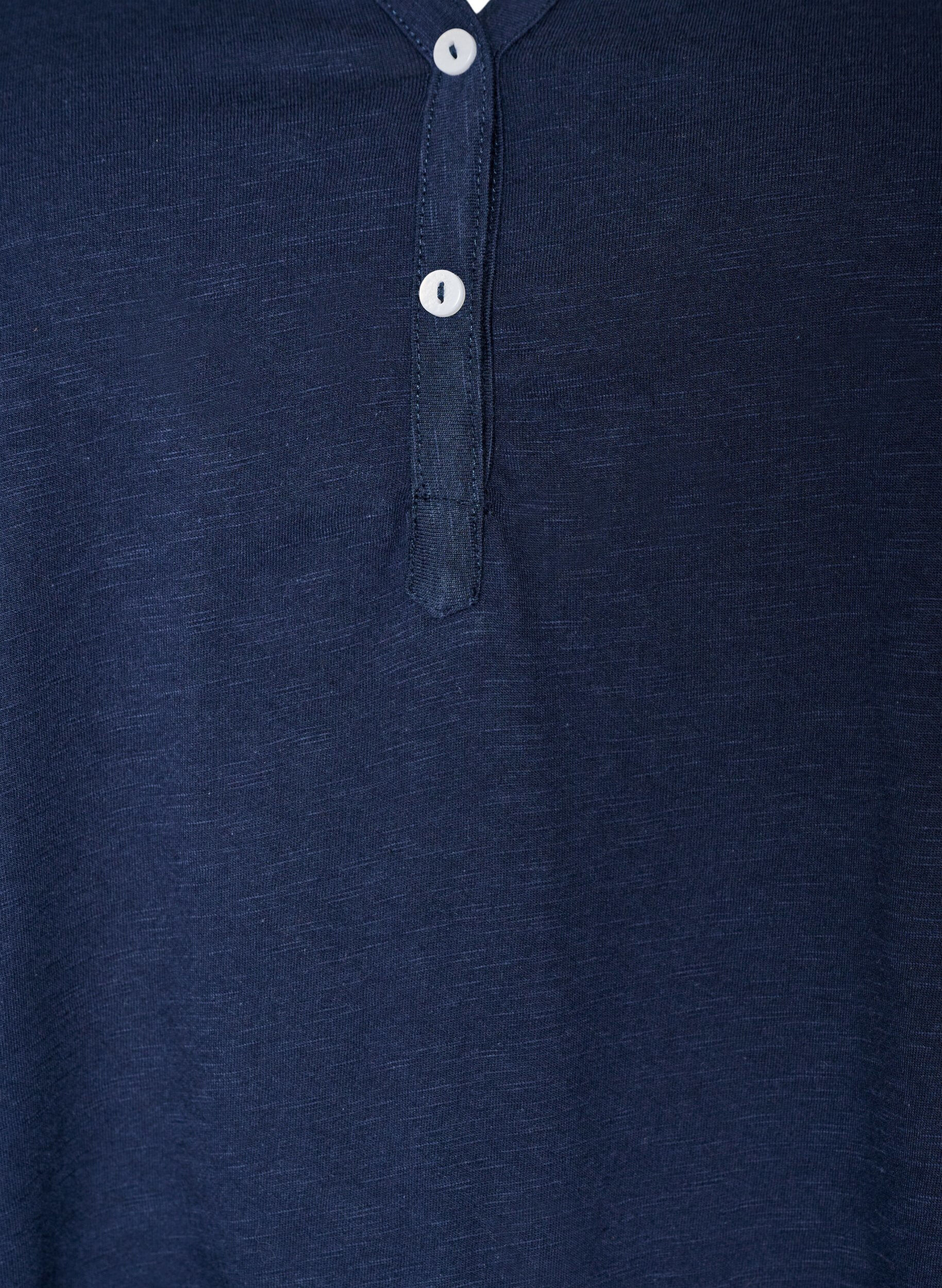 ZizziT-shirt met knoopdetail, Blauw, Packshot image number 2