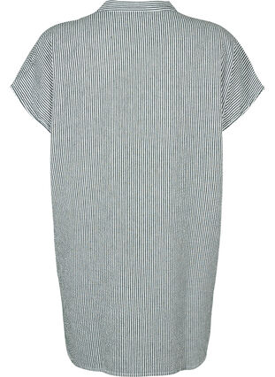 Chemise à manches courtes en coton à rayures, Scarab Stripe, Packshot image number 1