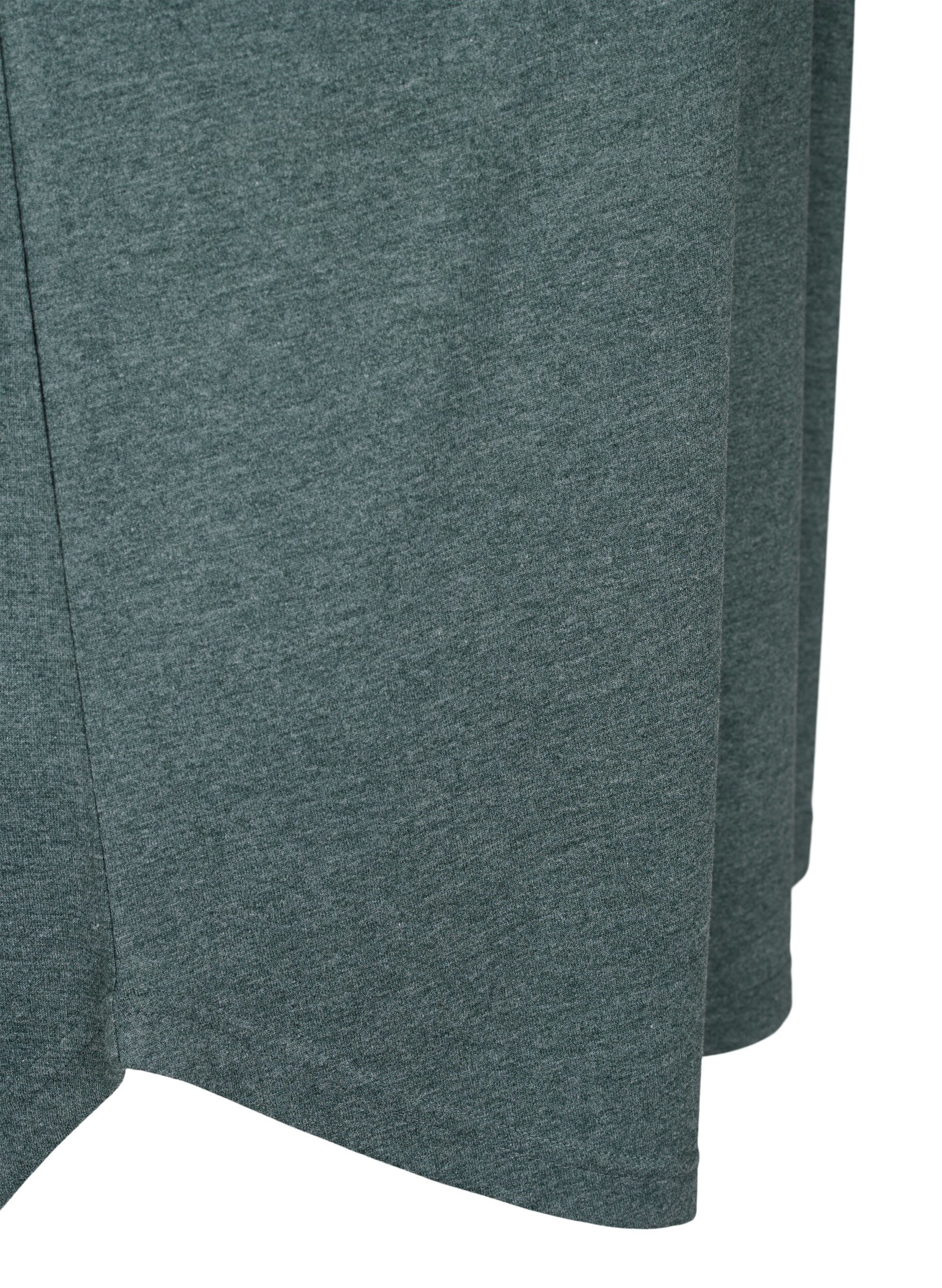 ZizziNachthemd met korte mouwen en tekstprint, , Packshot image number 3