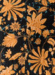 Katoenen blouse met bloemenprint en striksluiting, Oranje, Packshot image number 2
