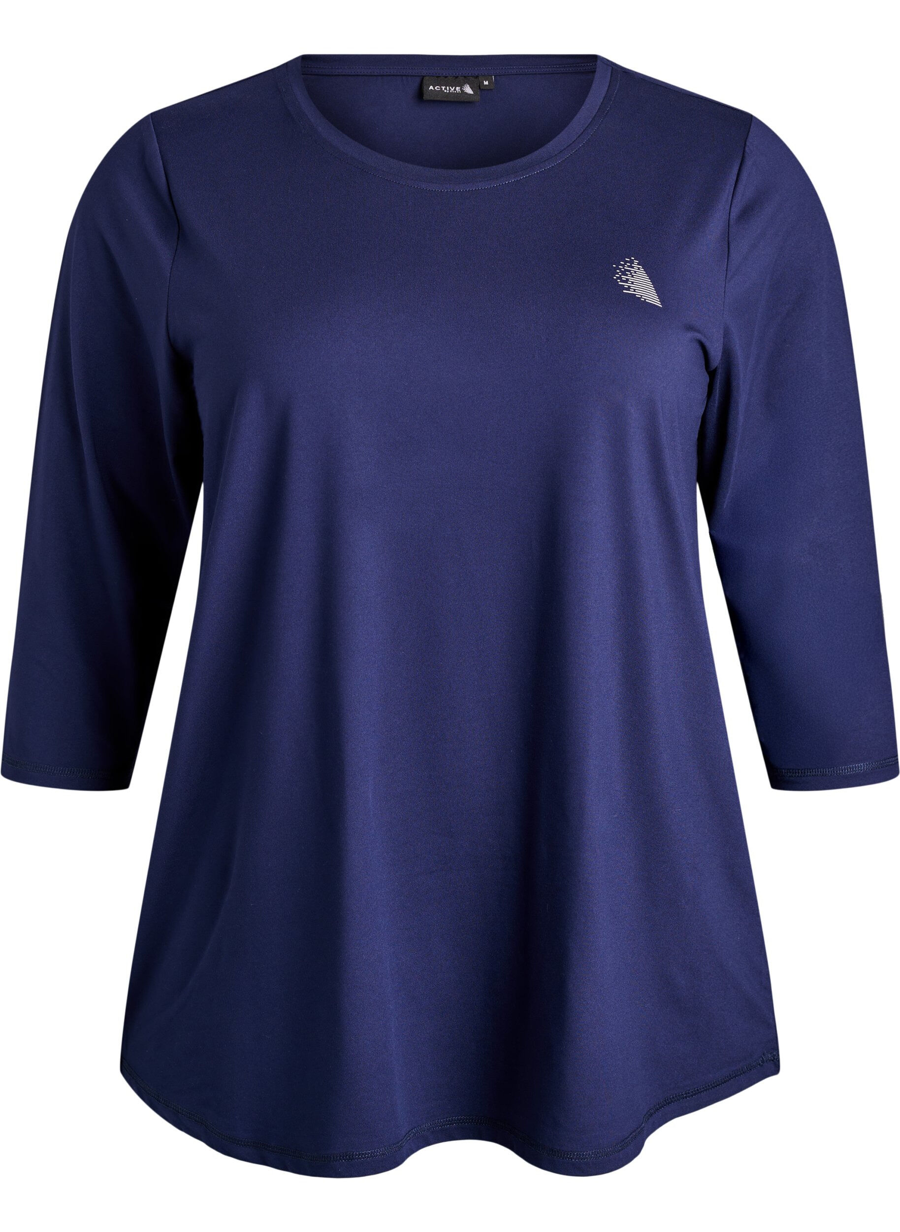 ZizziSporttop met 3/4 mouwen, Blauw, Packshot image number 0