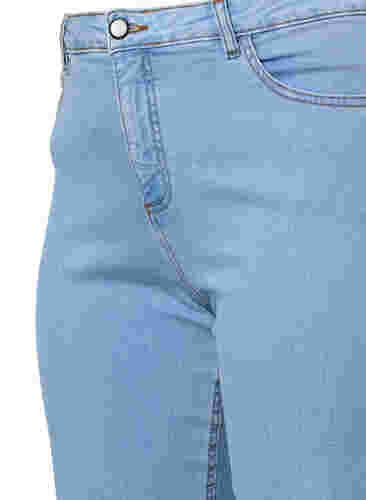 Jean Gemma à taille haute avec trou au genou, Ex Lgt Blue, Packshot image number 2