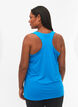 Sporttop met kruisband op de rug, Blauw, Model image number 2