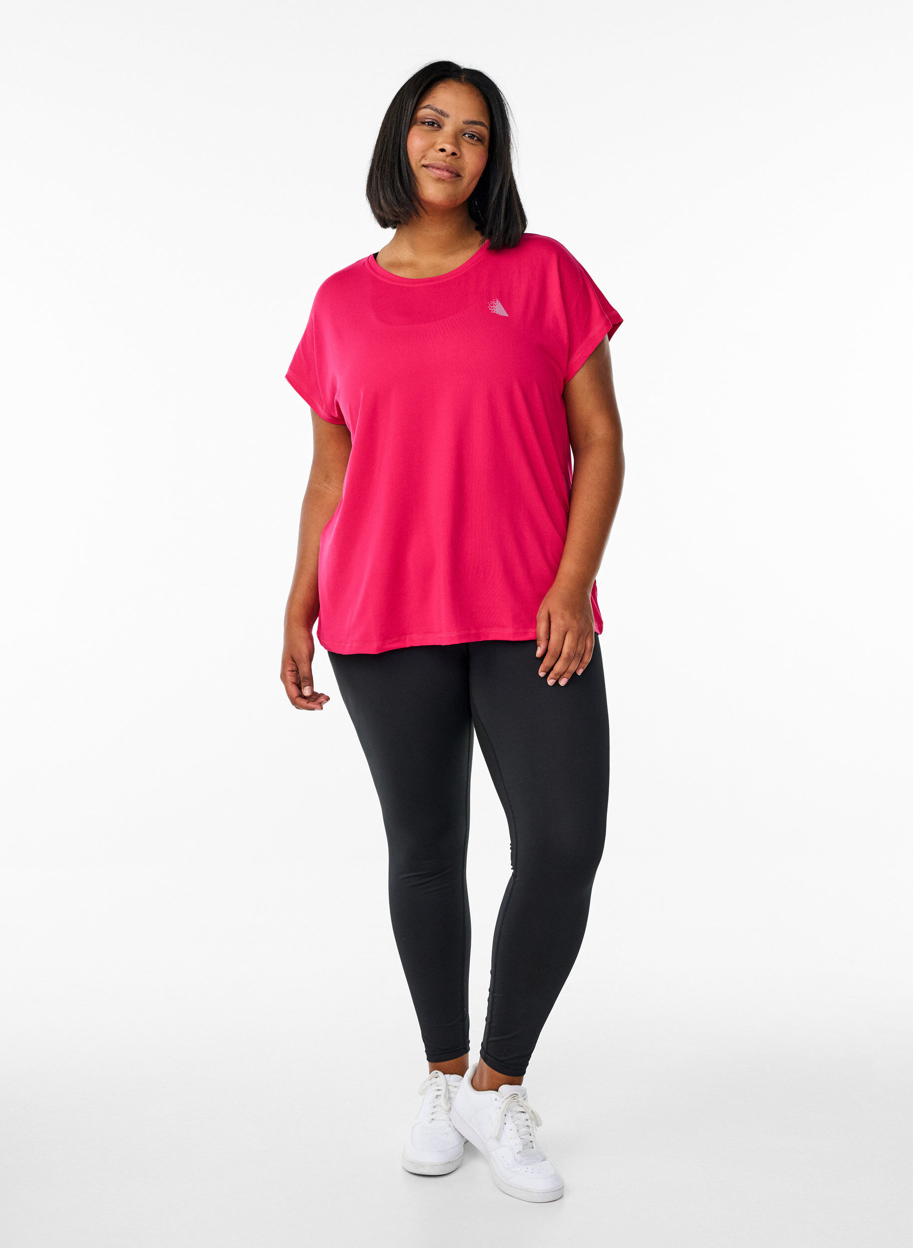 ZizziEffen sportshirt, Roze, Model image number 1