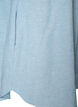 Tuniek van linnen en viscose met A-vorm, Blauw, Packshot image number 3