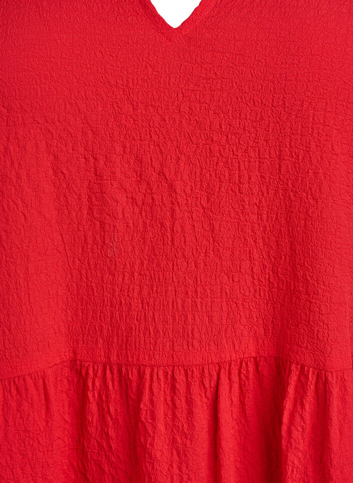 FLASH - Robe courte coupe évasée, Rouge, Packshot image number 2
