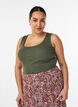 Haut ajust&eacute; avec motif, Vert, Model image number 0